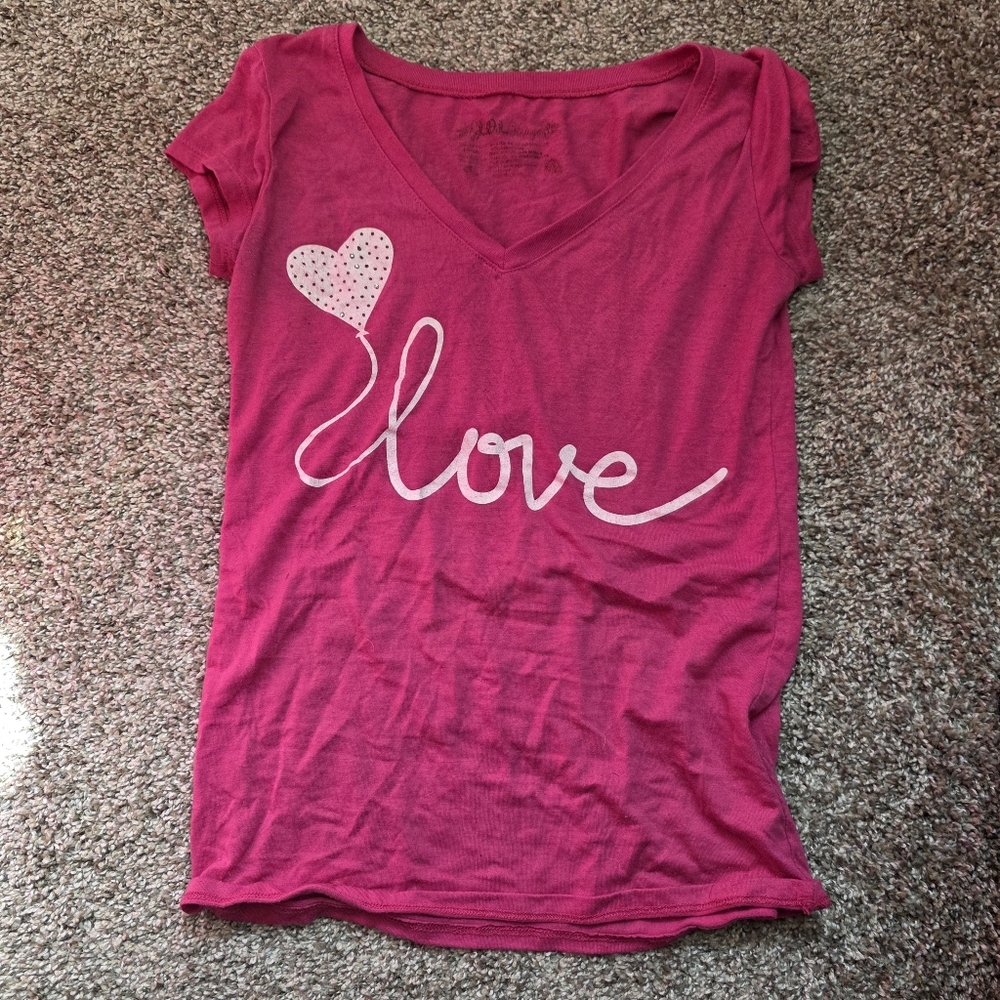 Pink Love Women's Top